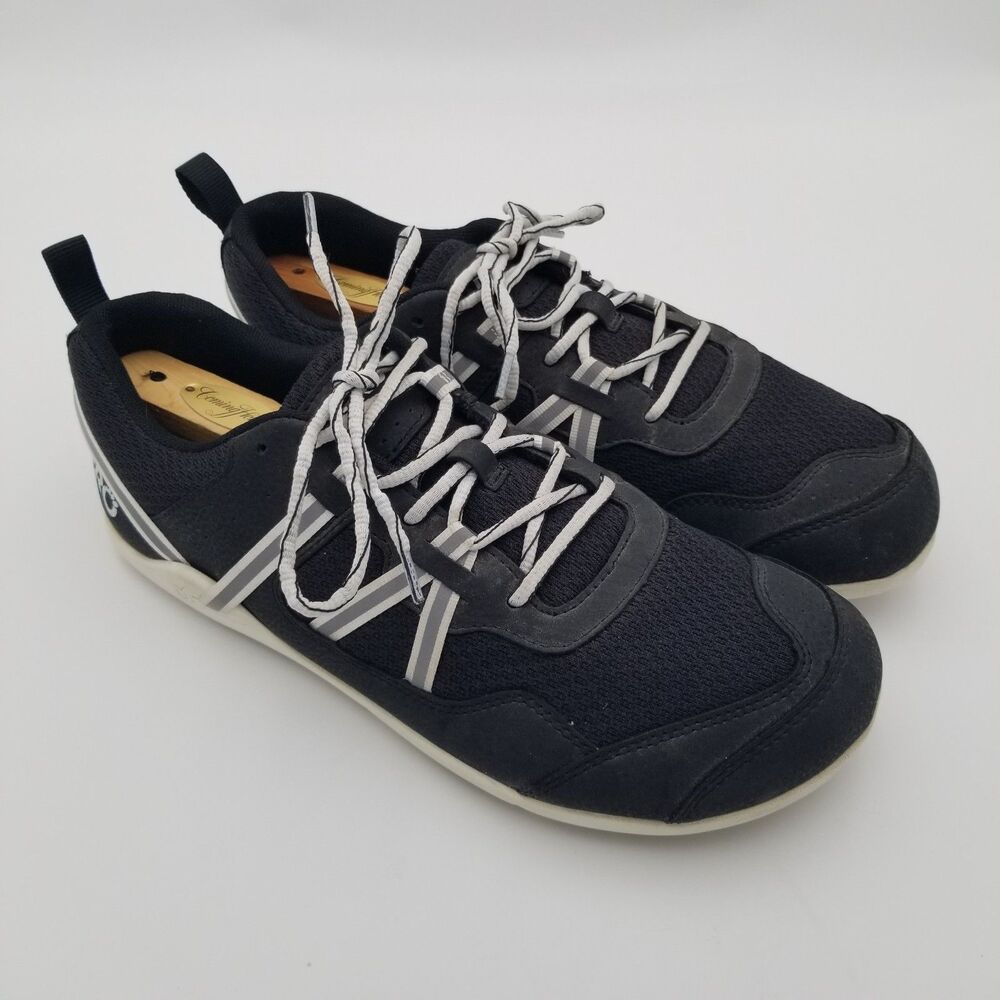 Xero Shoes Prio Barefoot Minimalist Sneaker Men's US Sz 9.5 Black Running Shoes